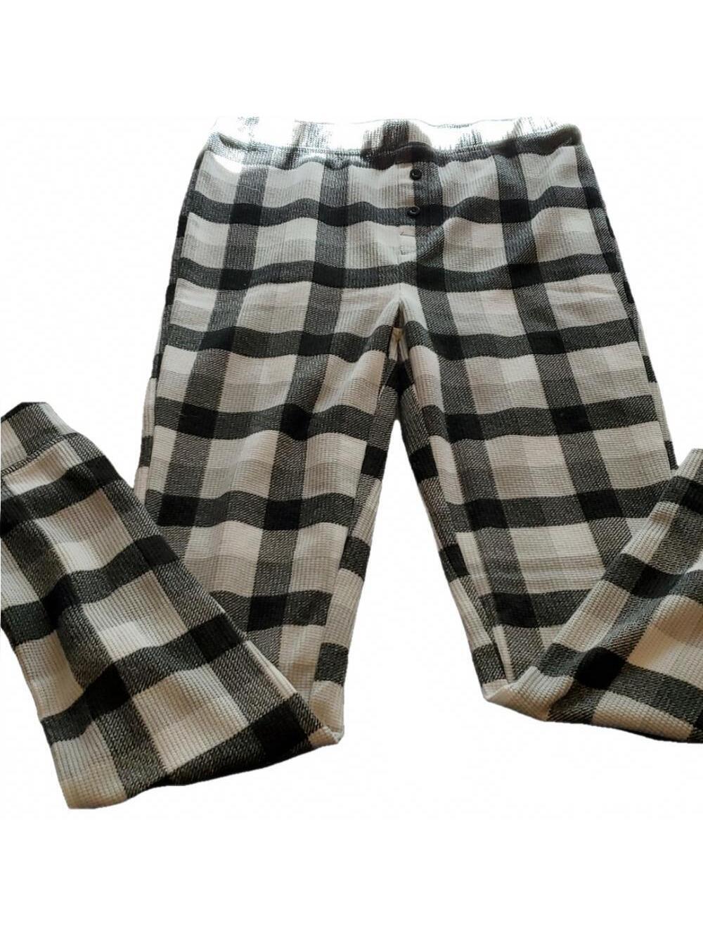 FINAL PRICE Black and white plaid Jockey Pajama Pants b0